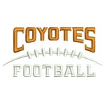 GC Coyotes Football Embroidery