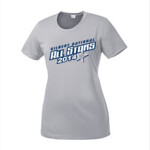 All Stars Ladies Performance Silver Shirt (10-11 Roster Back Design)