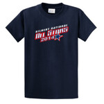 All Stars Youth & Adult Navy T-Shirts (10-11 Roster Back Design)