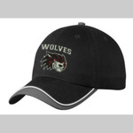 Wolves Football Embroidered C828 Hat
