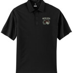 Wolves Football Embroidered Black Nike Polo Shirt