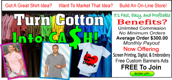 affiliate program, Design our own shirt, Precision Graphics, Clothing On-line Store, tshirts, screen printing phoenix