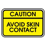 Caution Avoid Skin Contact
