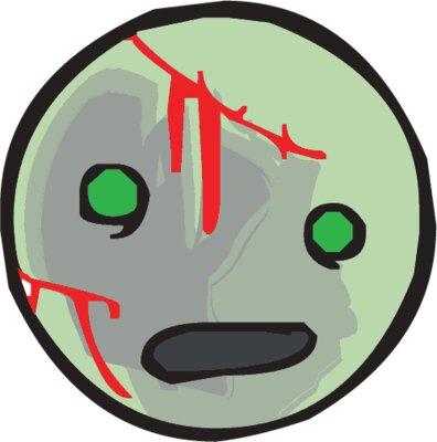 Zombie Scar Face T-Shirt