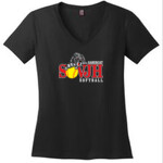 Ladies V-Neck Softball Shirt
