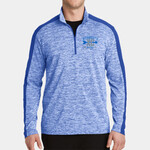 PosiCharge ® Electric Heather Colorblock 1/4 Zip Pullover