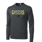 Iron Grey Performance L/s Tee Greenfield Baseball Design