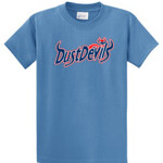 Dust Devils Baseball Columbia Blue T-Shirt Shirt
