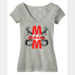 Baseball Mom Custom V-Neck