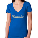 Mavericks Ladies V-Neck Shirt