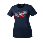 All Stars Ladies Performance Navy Shirt (9-10 Roster Back Design) 