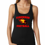Firebirds Football Black Tanks Top
