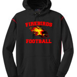 Firebirds Football ADULT Black Performance Sweatshirt