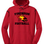Firebirds Football ADULT Red Performance Sweatshirt