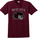 Wolves Football Maroon T-Shirt