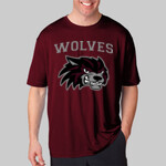 Wolves Football Maroon Performance Shirt