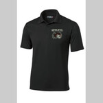 Wolves Football Embroidered Black ST650 Polo Shirt