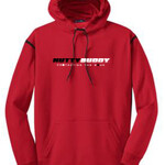 Nuddy Buddy Red/Black Hooded Sweatshirt