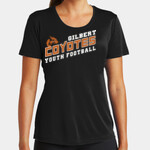 Black Performance Ladies Coyotes Youth Football