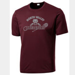 Maroon Performance Lacrosse T Shirt