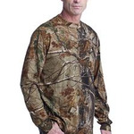 Russell Outdoors™ Realtree Long Sleeve Explorer 100% Cotton T-Shirt with Pocket. S020R