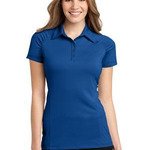 Ladies Fine Stripe Performance Polo