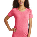 Ladies PosiCharge ® Tri Blend Wicking Scoop Neck Raglan Tee