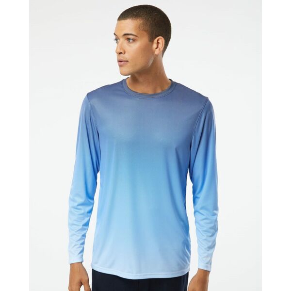 Unisex Barbados Performance Pin Dot Long Sleeve T-Shirt Thumbnail