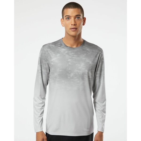 Unisex Montauk Oceanic Fade Performance Long Sleeve T-Shirt Thumbnail