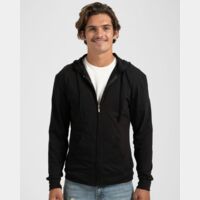 Unisex Beach Full-Zip Hooded Long Sleeve T-Shirt Thumbnail