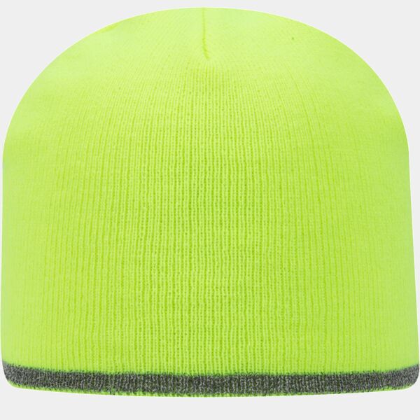 OTTO CAP 9" Classic Knit Beanie w/ Reflective Stripe Thumbnail