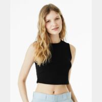 Women's Micro Rib Muscle Crop Tank Thumbnail