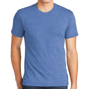 Tri Blend Short Sleeve Track T Shirt Thumbnail