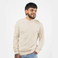 Unisex Fine Jersey Long Sleeve T-Shirt Thumbnail