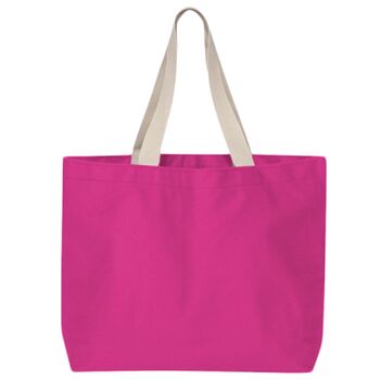 USA Made Cotton Canvas Jumbo Tote Bag Thumbnail