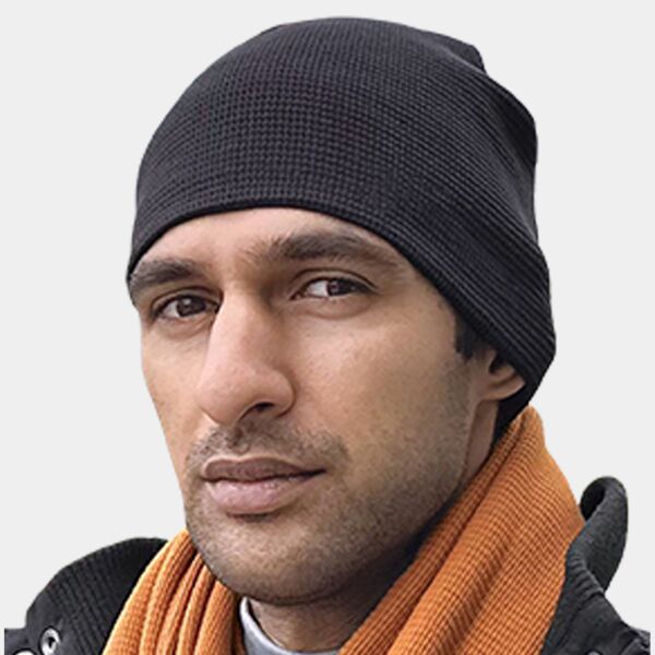 USA Made 8" Cotton Thermal Beanie Thumbnail