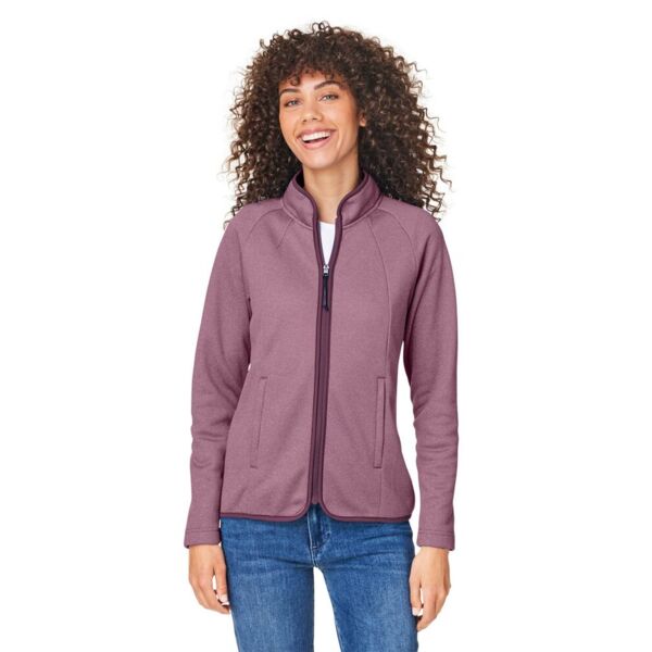 Women's Venture Heathered Stripe Full-Zip Jacket Thumbnail