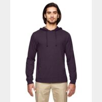 Unisex Eco Jersey Pullover Hooded Long Sleeve T-Shirt Thumbnail