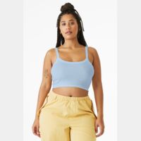 Women's Micro Rib Spaghetti Strap Tank Thumbnail