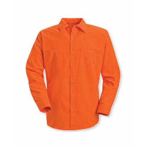 Men's Enhanced Visibility Long Sleeve Work Shirt Thumbnail