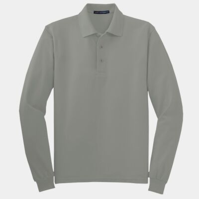 Tall Silk Touch Long Sleeve Polo Thumbnail