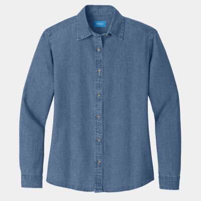 Women's Long Sleeve Value Denim Shirt Thumbnail