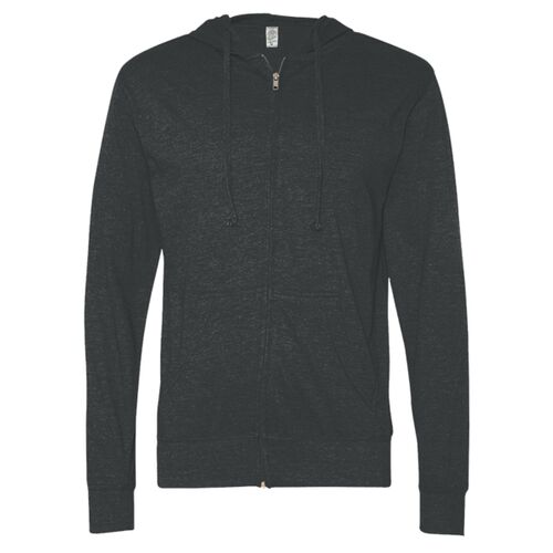 Lightweight Jersey Full-Zip Hooded T-Shirt Thumbnail