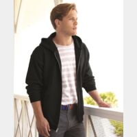 Unisex Ultimate Cotton® Full-Zip Hooded Sweatshirt Thumbnail