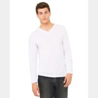 Unisex Long Sleeve V-Neck Tee Thumbnail