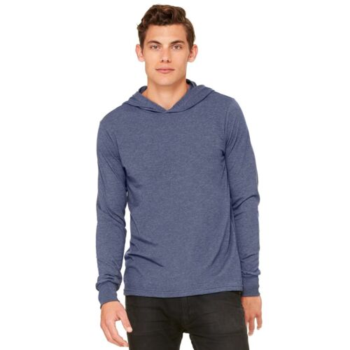 Unisex Jersey Hooded Long Sleeve Tee Thumbnail