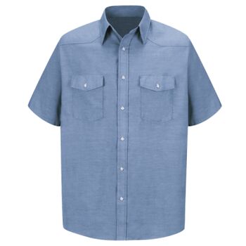 Men's Deluxe Western Style Short Sleeve Shirt Thumbnail