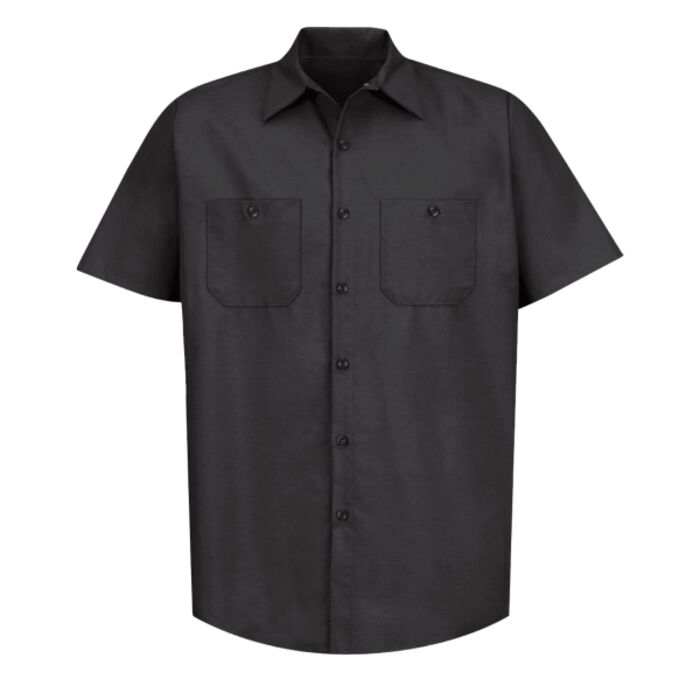 Men's Industrial Short Sleeve Work Shirt Thumbnail