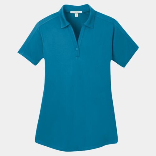 Women's Diamond Jacquard Polo Thumbnail