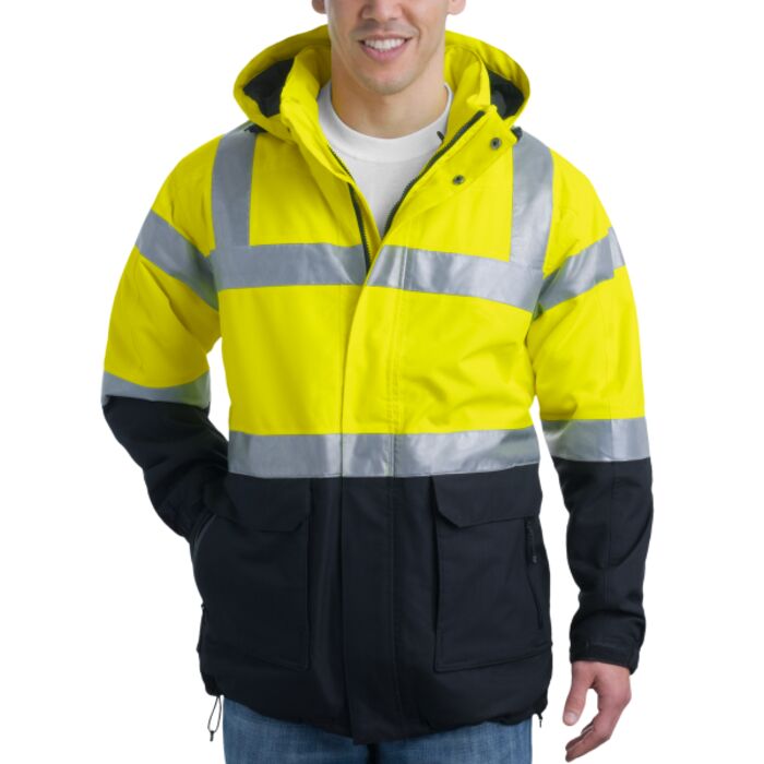 Ansi 107 Class 3 Safety Heavyweight Parka Thumbnail